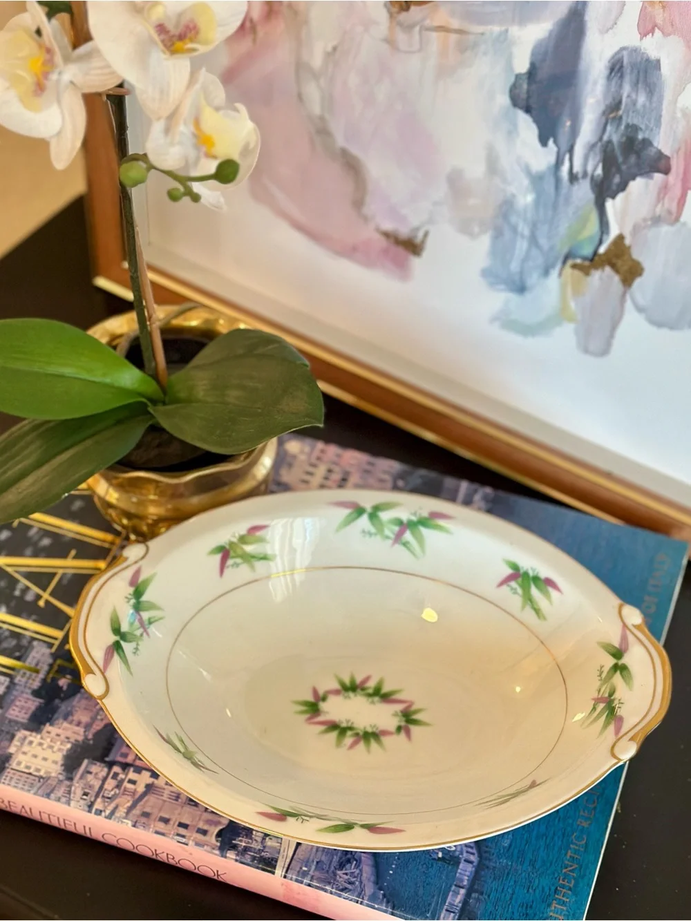 Vintage Harmony House Mandarin Oval Bowl